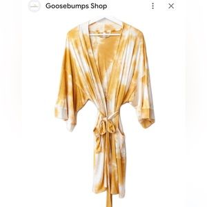 Goosebumps Mustard Robe